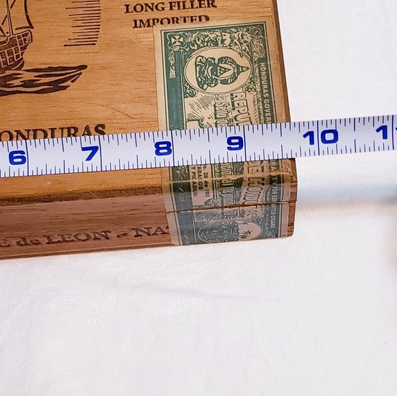 Wooden Cigar Box/ Jewelry box - Picture 5 of 6